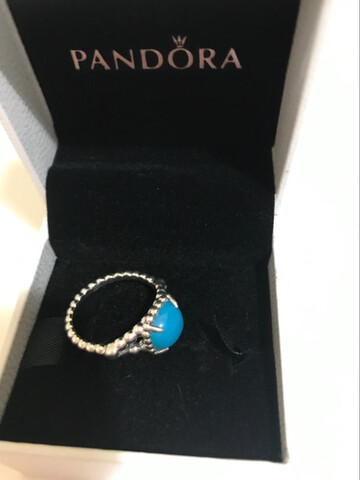 Milanuncios Anillo Pandora Turquesa