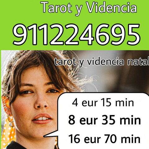 TAROT Y VIDENCIA 4 EUROS LOS 15 MINUTOS