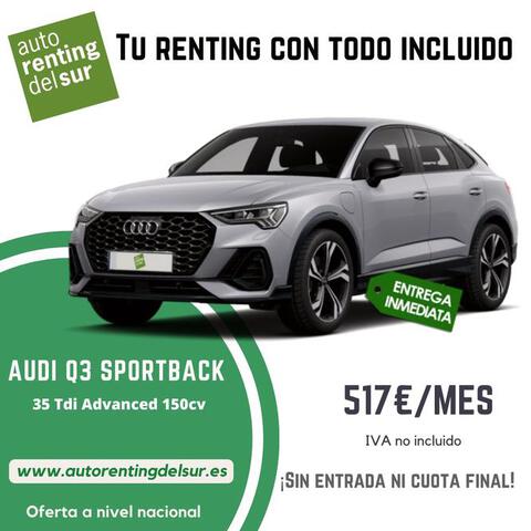 Ofertas Renting Audi Q3 Sportback