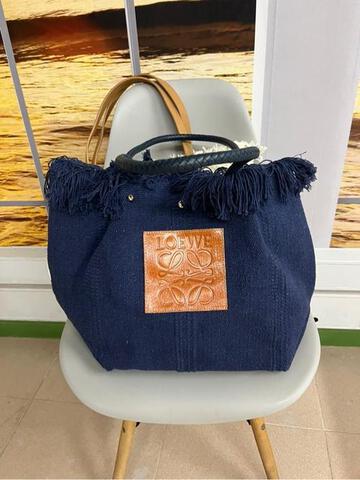 Milanuncios - BOLSO DE RAFIA LOEWE