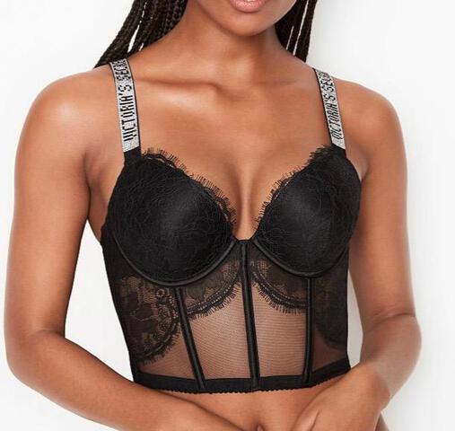 Corset Victoria's Secret negro encaje - Milanuncios