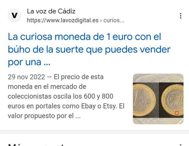 La curiosa moneda de 1 euro con el búho de la suerte que puedes