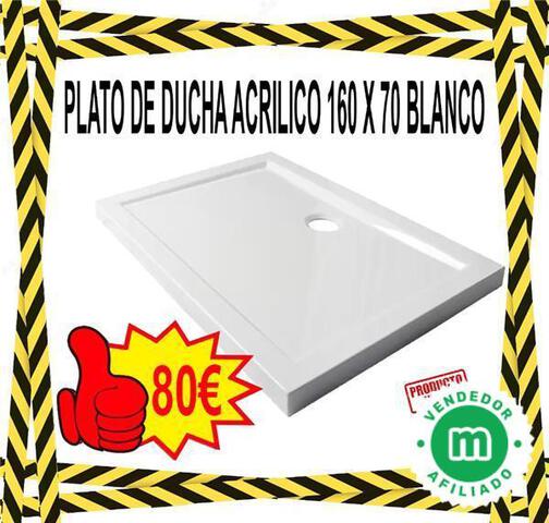 Milanuncios - PLATO DE DUCHA ACRILICO 160 X 70 BLANCO