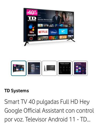 Milanuncios - Smart TV 40 pulgadas Full HD Android 11