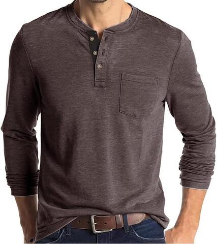 Milanuncios Camisa Henley Hombre Talla XL