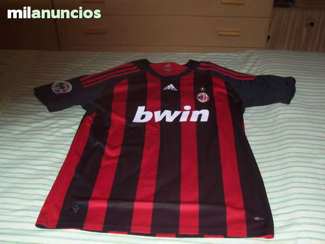 camiseta milan 2008