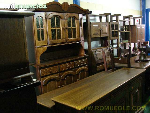 MIL ANUNCIOS.COM - Mesas rusticas,en roble,sillas, alacenas