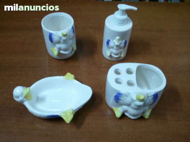 MIL ANUNCIOS.COM - Juego de Baño 4Piezas Ceramica Nuevo!!