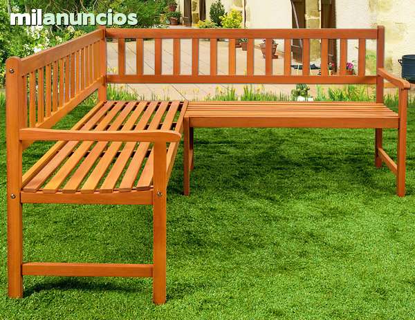 MIL ANUNCIOS.COM - Banco jardin asiento madera