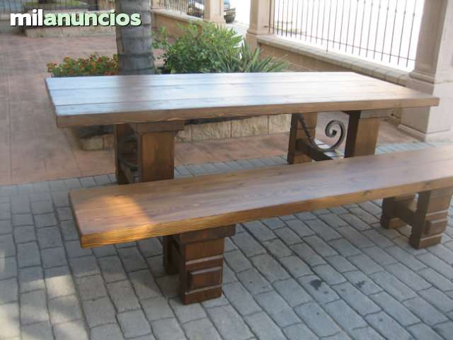 Mesa Y Banco Terraza