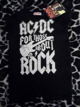 BODY PETO AC/DC BEBE NUEVO