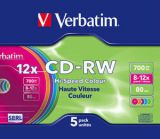 CD-RW 12X 700MB VERBATIM REGRABABLE