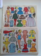 muñecas recortables años 60