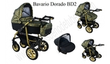 COCHESITO DE BEBE BAVARIO-DORADO NUEVO