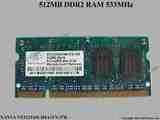 MEMORIA PORTáTIL NANYA 512MB DDR2 533MHZ