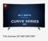 TELEVISOR 40 PULGADAS PANTALLA CURVA