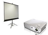 PROYECTOR Y PANTALLA-ALQUILER ECONÓMICO