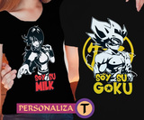 camisetas de goku para parejas