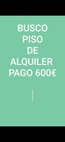 BUSCO PISO DE ALQUILER