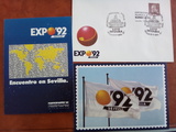 POSTALES Y SOBRE EXPO 92