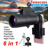 MONOCULAR CON PUNTERO LASER