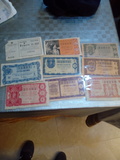 ANTIGUOS BILLETES LOTERíA AñOS 50 Y60