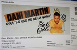 2 BOLIS CON ENTRADAS DE DANI MARTíN