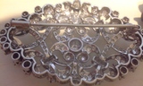 BROCHE DE PLATINO Y BRILLANTES