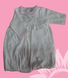 VESTIDO ALGODóN BEBé BEIGE
