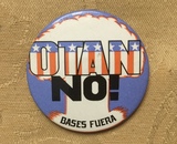 ANTIGUO PIN CHAPA POLÍTICA OTAN NO