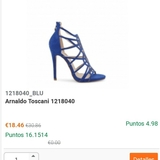 1218040 Señora arnaldo toscani sandalias en negro modelo