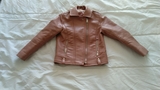 CAZADORA DE CUERO NIñA. TALLA 4 AñOS