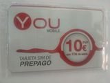 TARJETA SIM PREPAGO YOU 10