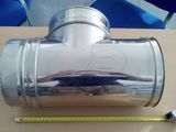 TE CHIMENEA INOX-INOX 90º DIáMETR 150 MM