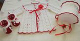 CONJUNTO DE ROPA BEBE 0-6 MESES DE LANA