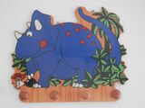 PERCHERO DINOSAURIO DE PARED