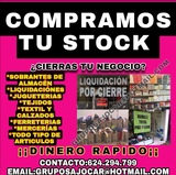 CIERRAS TU NEGOCIO?STOCK?LOTES?