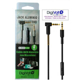 CABLE JACK ALUMINIO CON MICRÓFONO