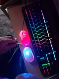 TECLADO ILUMINADO Y 2 RATONES