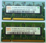 2 MEMORIA RAM MEMORY SPEICHER HYNIX 512