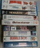 9 CINTAS DE VíDEO PELíCULAS ORIGINALES