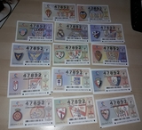 SE VENDE DECIMOS LOTERIA LIGA SANTANDER