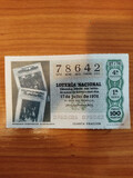 BILLETE DE LOTERIA 1976