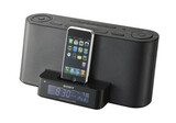 BASE REPRODUCTOR IPOD,IPHONE.RADIO RELOJ