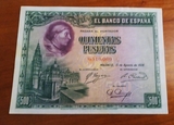500 PESETAS AñO 1928.