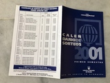 FOLLETO LOTERíA AñO 2001