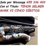 TENOR SELMER MARK VI CINCO DÍGITOS