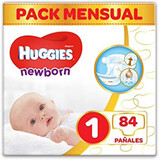 PAñALES HUGGIES TALLA 1 ( 84 )