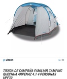 TIENDA DE CAMPAÑA FAMILIAR CÀMPING QUECH